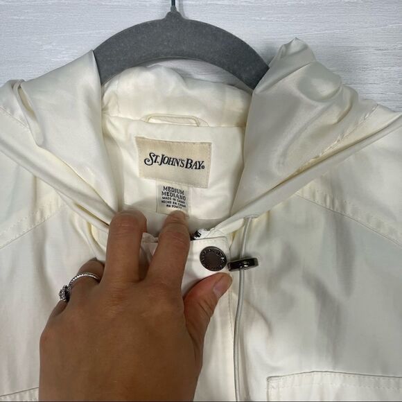 St. John’s Bay Womens Nylon/Cotton Utility Jacket size M - Picture 4 of 12